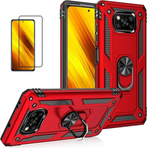 Miniatura 87 de Funda para Xiaomi redmi Note 12 Pro Plus 5G con protector de pantalla, soporte delgado protección militar a prueba de golpes Armor Defender Funda
