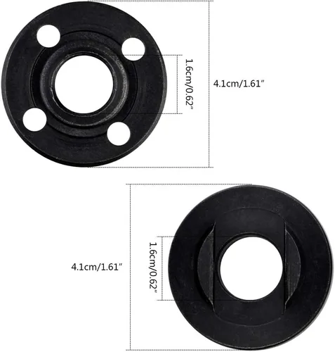 Miniatura 3 de Topbuti Llave angular de brida de amoladora, tuerca de bloqueo de metal para compatible con Dewalt Milwaukee 193465-4 Bosch Black Decker Ryobi