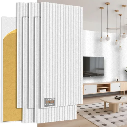 Miniatura 11 de EVERECO Paquete de 12 Paneles Acústicos Grandes, 47.2×23.6×0.4 pulgadas, Paneles Insonorizantes para Pared, Adecuados para Sala de Transmisión