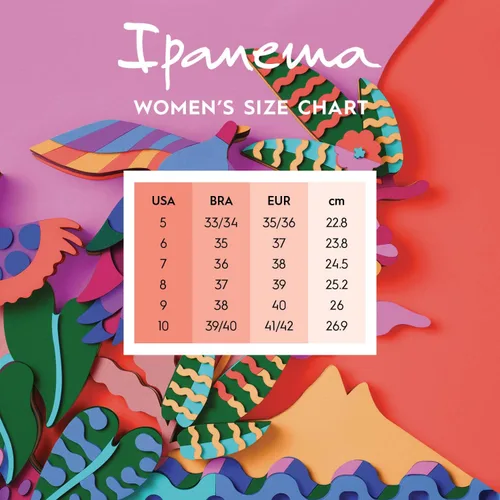 Miniatura 5 de Ipanema Ana Collection Sandalias para mujer, bonitas y cómodas, brasileñas, de playa