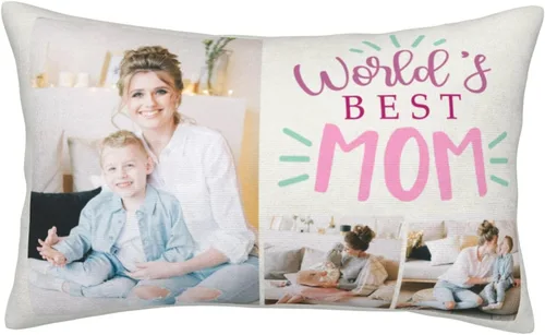 Miniatura 11 de Funda de almohada personalizada para el día de la madre, funda de almohada personalizada con collage de fotos, funda de almohada para el día