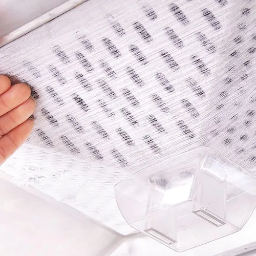 Miniatura 7 de 12 filtros de grasa papel campana extractora de papel, cocina restaurante cocina máquina de cocina filtros de grasa papel carbono universal campana