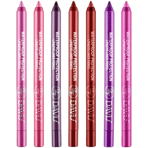 Miniatura 11 de LemonSac Juego de 15 lápices delineador de ojos coloridos, lápiz sombra de ojos, delineador de ojos con brillo metálico perla y mate para mujeres
