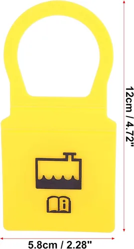 Miniatura 3 de X AUTOHAUX Tapa amarilla 52079331 55111074AA del depósito del refrigerante del motor para Jeep Wrangler 1997-2006