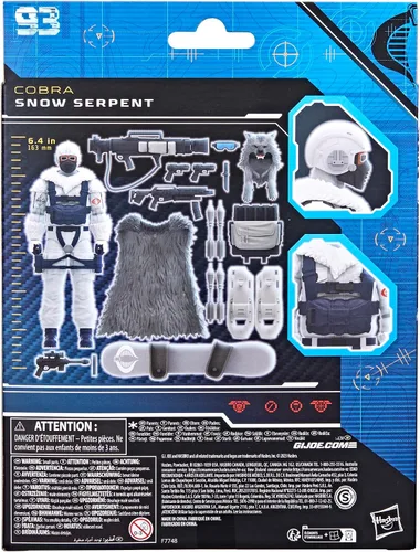 Miniatura 12 de G.I. Joe Serie Classified Snow Serpent, figuras de acción coleccionables de G.I. Joe de lujo, 93, figuras de acción de 6 pulgadas para niños
