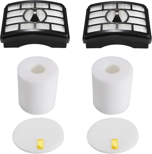 2 filtros HEPA + 2 filtros de espuma para Shark Rotator Pro Lift-Away NV500 NV501 NV505 NV552 Kit de filtro HEPA y filtro de espuma, parte # XFH500