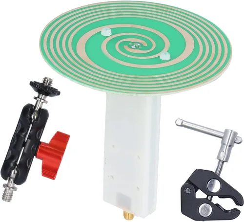 Miniatura 4 de Antena UWB R104 Antena de polarización circular de banda ultraancha 900MHz-7GHz Antena de banda ultraancha con soporte