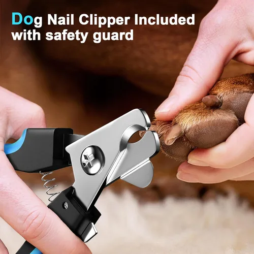 Miniatura 2 de Molinillo de uñas para perros, recortadores de uñas para perros y juego de cortaúñas con 2 luces LED. Molinillo de uñas para mascotas eléctrico