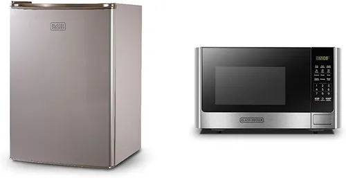 Miniatura 20 de BLACK+DECKER BCRK25B - Refrigerador compacto Energy Star de una sola puerta con congelador, 2.5 pies cúbicos, negro y horno microondas COMFEE