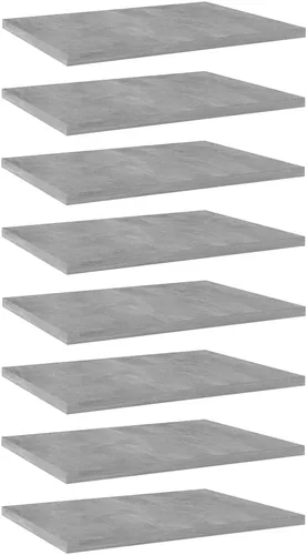 Miniatura 52 de Tableros de estantería 8 piezas, tablones de repuesto para estantería, estante de madera, estante de melamina, madera sin terminar, para renovar