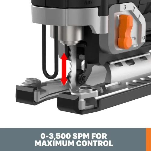 Miniatura 5 de Worx NITRO - Rompecabezas inalámbrico Power Share de 20 V con motor sin escobillas, WX542L (batería y cargador incluidos)