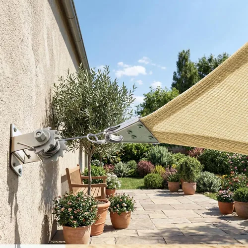 Miniatura 6 de ShadeMart Toldo rectangular resistente de 20 x 22 pies, color gris, toldo súper anillo para patio, cochera, patio, bloqueo UV, grado comercial, 260