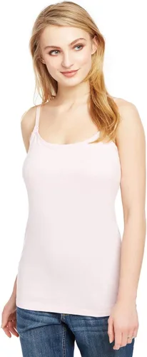 Miniatura 7 de Motherhood Maternity Camiseta sin mangas de lactancia con clip para mujer con correas ajustables y brasier integrado para lactancia materna