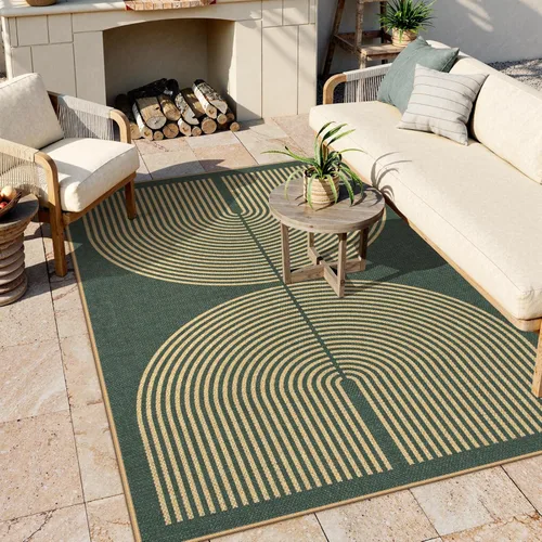 Miniatura 10 de Alfombra Moderna de Yute Fácil de Limpiar Arcoíris Lahome, 2x6 Alfombra de Pasillo Lavable para Cocina, Alfombras de Pasillo para Pasillos, Alfombra