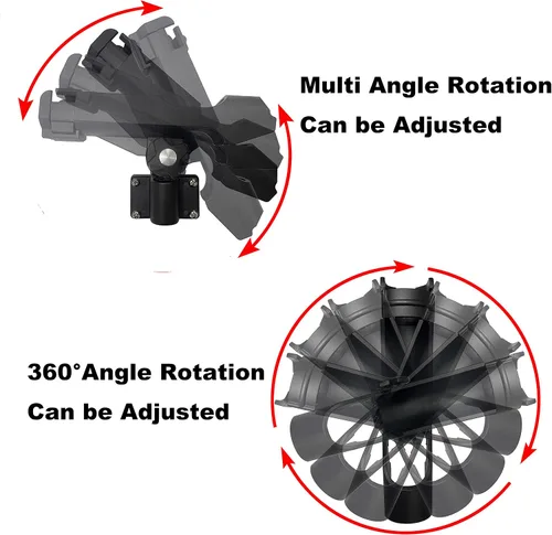 Miniatura 7 de HiUmi Adjustable Black Fishing Rod Holder for Boat Kayak Swivel Side Mount Kits Tackle