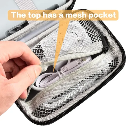 Miniatura 3 de Funda compatible con GL SFT1200/MT3000/AXT1800/MT1300/A1300/AR750S-Ext para enrutador de viaje Glinet, soporte de almacenamiento WiFi portátil