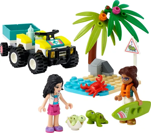 Miniatura 5 de LEGO Friends Turtle Protection Vehicle 41697 - Juego de juguetes de construcción para niños, niñas y niños a partir de 6 años (90 piezas)