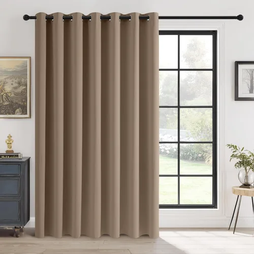 Miniatura 31 de RYB HOME - Cortinas opacas para patio - Cortinas con ojales sólidos, paneles de ventana grandes, eficiencia energética, cortinas de privacidad