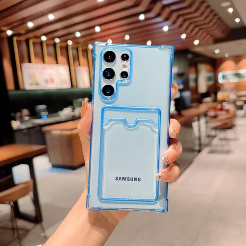 Miniatura 138 de Tuokiou Funda para Samsung Galaxy A14 5G, Fundas Protectoras Transparentes con Ranura para Tarjetas, Funda Cartera de TPU Suave Ajustada Resistente