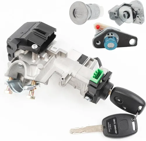 Miniatura 7 de Dasbecan Conjunto de cilindro de bloqueo del interruptor de encendido compatible con Honda Accord CRV FIT Odyssey Civic 2006-2011 06350-SAA-G30