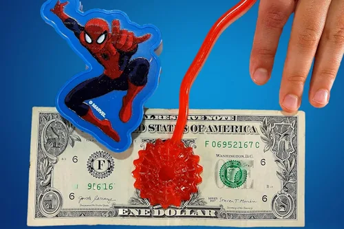 Miniatura 3 de JA-RU Marvel Spiderman & Hulk - Juguetes elásticos a presión para manos adhesivas (paquete de Spiderman) Superhéroes para manos elásticas