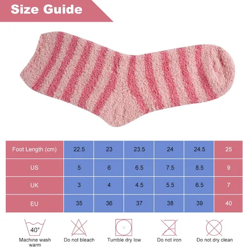 Miniatura 4 de FYC - Calcetines de invierno, para mujer, cálidos, de lana suave y gruesa, regalo de Navidad, calcetines deportivos acogedores, regalo para mujer