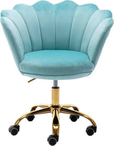 Silla moderna de oficina en casa, silla de escritorio con ruedas, silla giratoria de tocador, silla de maquillaje, sillas de altura ajustable, de