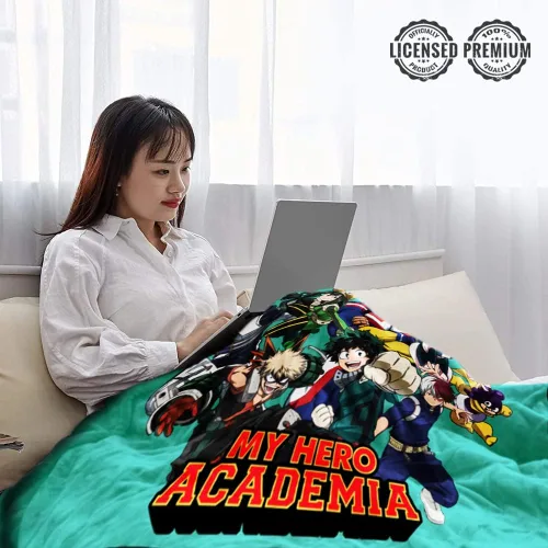 Miniatura 5 de My Hero Academia Class 1-A - Manta de forro polar de 45 x 60 pulgadas