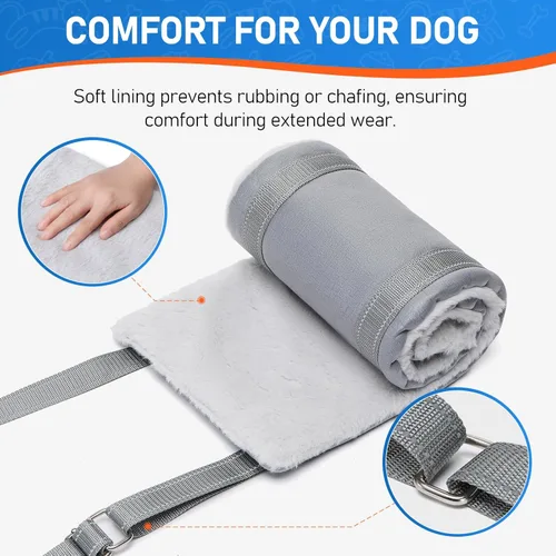 Miniatura 3 de Arnés de elevación para perros pequeños, arnés ajustable para patas traseras, arnés de soporte de cadera para ayudar a levantar la parte trasera