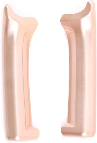 Miniatura 4 de YIWANG ABS cromo coche interior apoyabrazos caja interruptor decoración 2 piezas para Land Rover Range Rover Evoque L551 2019 2020 (oro rosa)