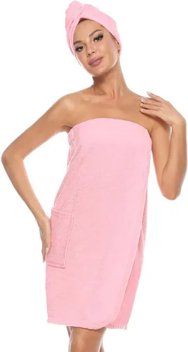 Miniatura 9 de Orrpally Bata de Envoltura de Ducha para Mujer, Toalla de Envoltura de Baño, Bata de Spa, Envoltura Corporal Ajustable