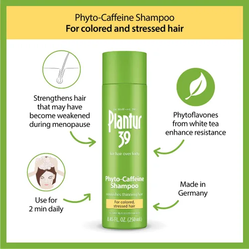 Miniatura 2 de Plantur 39 Champú Phyto-Caffeine para cabello teñido y estresado, 8.45 fl oz