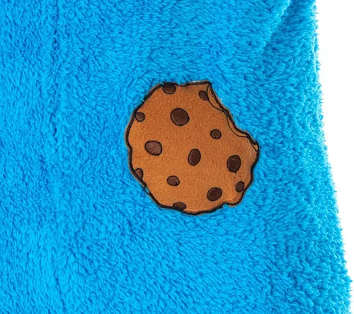 Miniatura 4 de Sésamo Street - Disfraz unisex de monstruo de galleta para adultos, sherpa de una pieza, traje de pijama para hombres y mujeres, Azul