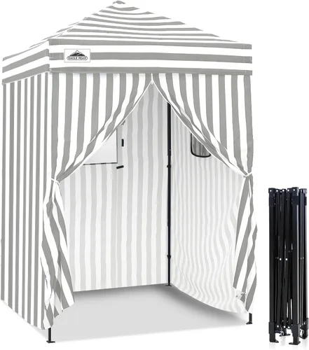 Miniatura 10 de EAGLE PEAK Flex Ultra Compact 4x4 Toldo desplegable, refugio solar, vestidor, toldo portátil de privacidad para piscina, sesiones de fotos