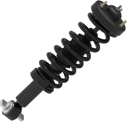 Miniatura 5 de Detroit Axle - Kit de 4 barras estabilizadoras delanteras para Ford F-150 2021 2022 2023 2024, 2 puntales con resorte helicoidal, 2 eslabones
