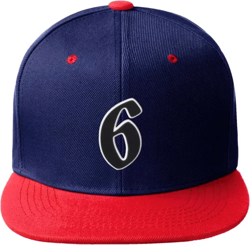 Miniatura 657 de Daxton Gorra clásica con visera de billete plano con letras del alfabeto inglés antiguo de la A a la Z
