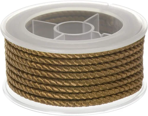 Miniatura 29 de HARFINGTON Cordón de hilo de nailon para cuentas de 0.063 in, cuerda de nailon trenzado extrafuerte para manualidades, pulseras, joyería, Negro