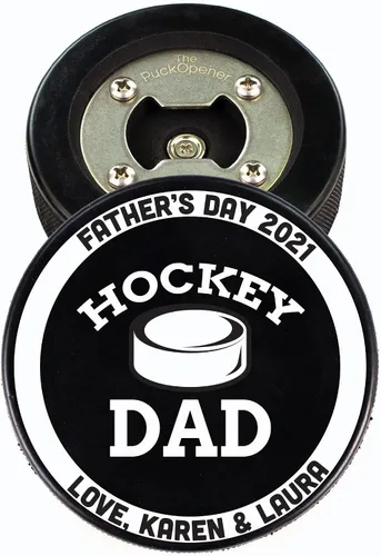 Miniatura 16 de Abridor de botellas de hockey para el Día del Padre, regalo personalizado impreso para el mejor papá, tamaño oficial, diseño personalizado de Thanks