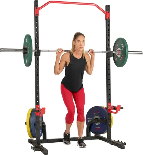 Miniatura 10 de Sunny Health & Fitness Multifunctional Strength Training Home Gym – Complete Workout Equipment with Training Attachments, Optional Squat Stand