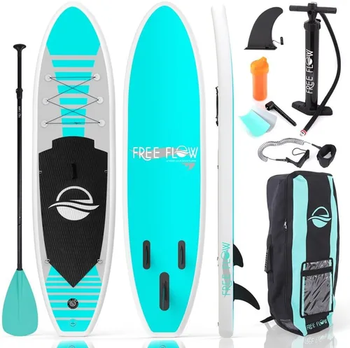 SereneLife Tabla de remo inflable con accesorios de SUP de alta calidad, diseño amplio y estable con almohadilla antideslizante de EVA para adultos