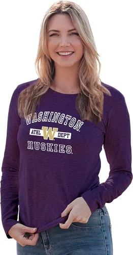 Miniatura 22 de Blue 84 NCAA - Camiseta de manga larga con licencia oficial de la NCAA para mujer, color del equipo atlético
