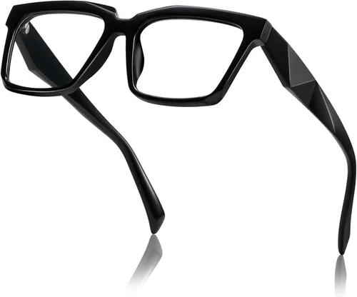 Gafas de luz azul de gran tamaño para mujeres y hombres, ideales para el trabajo, juegos, televisión, protección UV antifatiga ocular