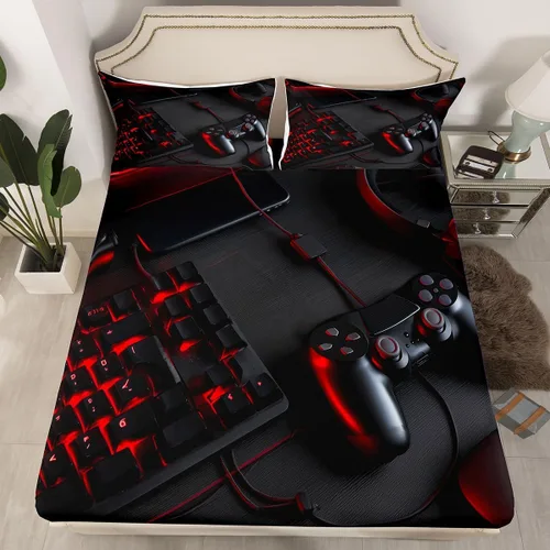 Miniatura 40 de Ropa de cama de 2 piezas, estilo rústico de granja, juego de ropa de cama para adolescentes y adultos, sábanas bajeras, ropa de cama ajustable