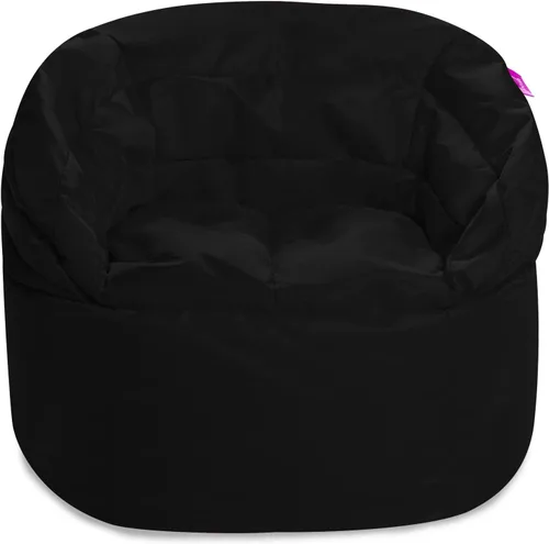 Miniatura 161 de Posh Beanbags - Sillón puff grande, 38 pulgadas, color azul rey sólido Nylon suave - Azul real