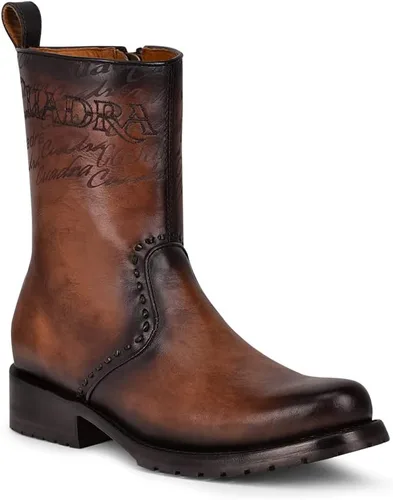Miniatura 2 de Cuadra Bota Hombre en Piel Bovina con Cremallera Marrón