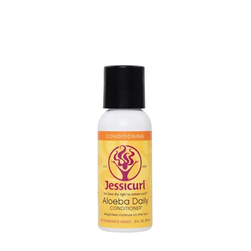 Miniatura 11 de Jessicurl, Aloeba - Acondicionador diario para cabello rizado, lavanda cítrica, 2 onzas líquidas, acondicionador sin enjuague y desenredante