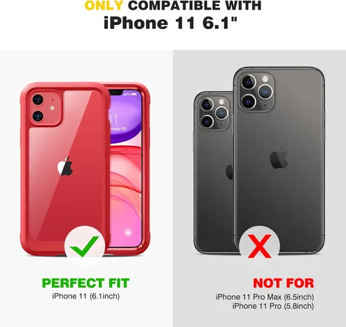 Miniatura 26 de Diaclara Funda diseñada para iPhone 16, mejorada [protección completa de la cámara], carcasa resistente de cuerpo completo con protector de pantalla