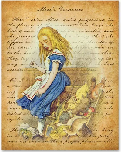 Miniatura 30 de Alicia en el país de las maravillas - Póster de pared sin marco de 11 x 14 pulgadas - Regalos y decoraciones perfectos de Alicia en el país