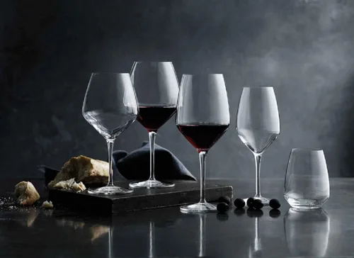Miniatura 22 de Luigi Bormioli Juego de 4 copas de vino de obra maestra de Michelangelo, 11.5 onzas.