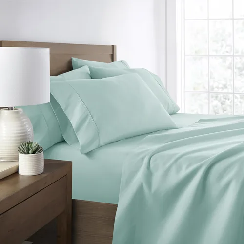 Miniatura 37 de ienjoy Home Linen Market - Juego de sábanas de 6 piezas, color rubor, tamaño King Blush